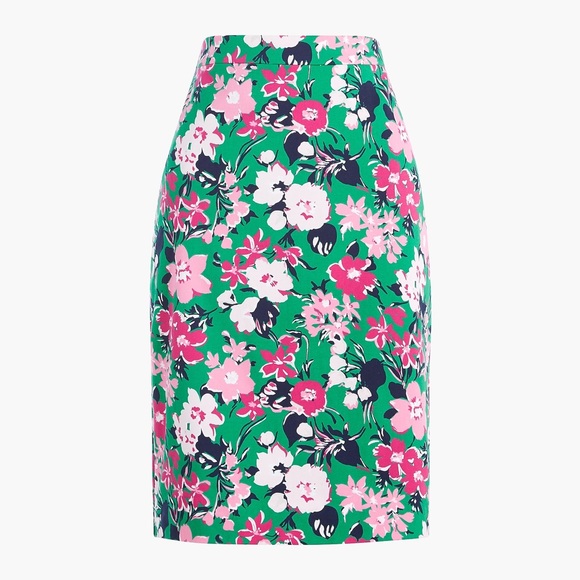 J. Crew Factory Dresses & Skirts - Cotton Sateen Pencil Skirt
